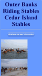 Mobile Screenshot of horsebackridingonthebeach.com